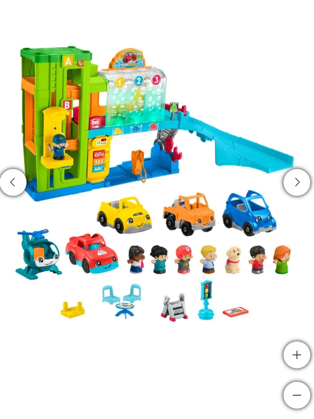 Giant Little People Car Wash / Garage Set - Musical - All Pieces Included